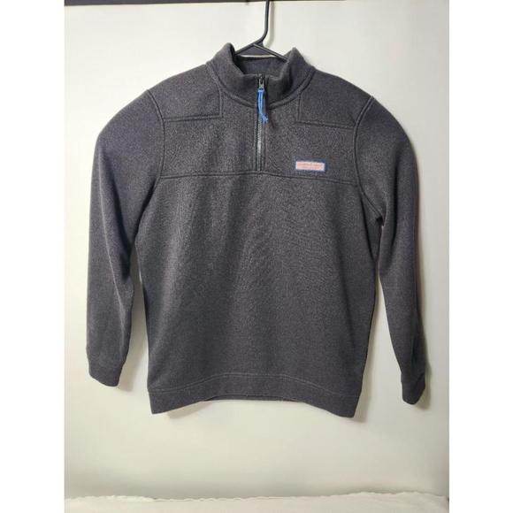 Vineyard Vines Other - Vineyard Vines Mens 1/4 Zip Pullover Sweatshirt Med Charcol Shep Shirt Ian